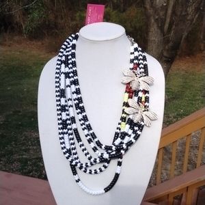 Sassy Jones 'Kibibi' Bib - Black / White